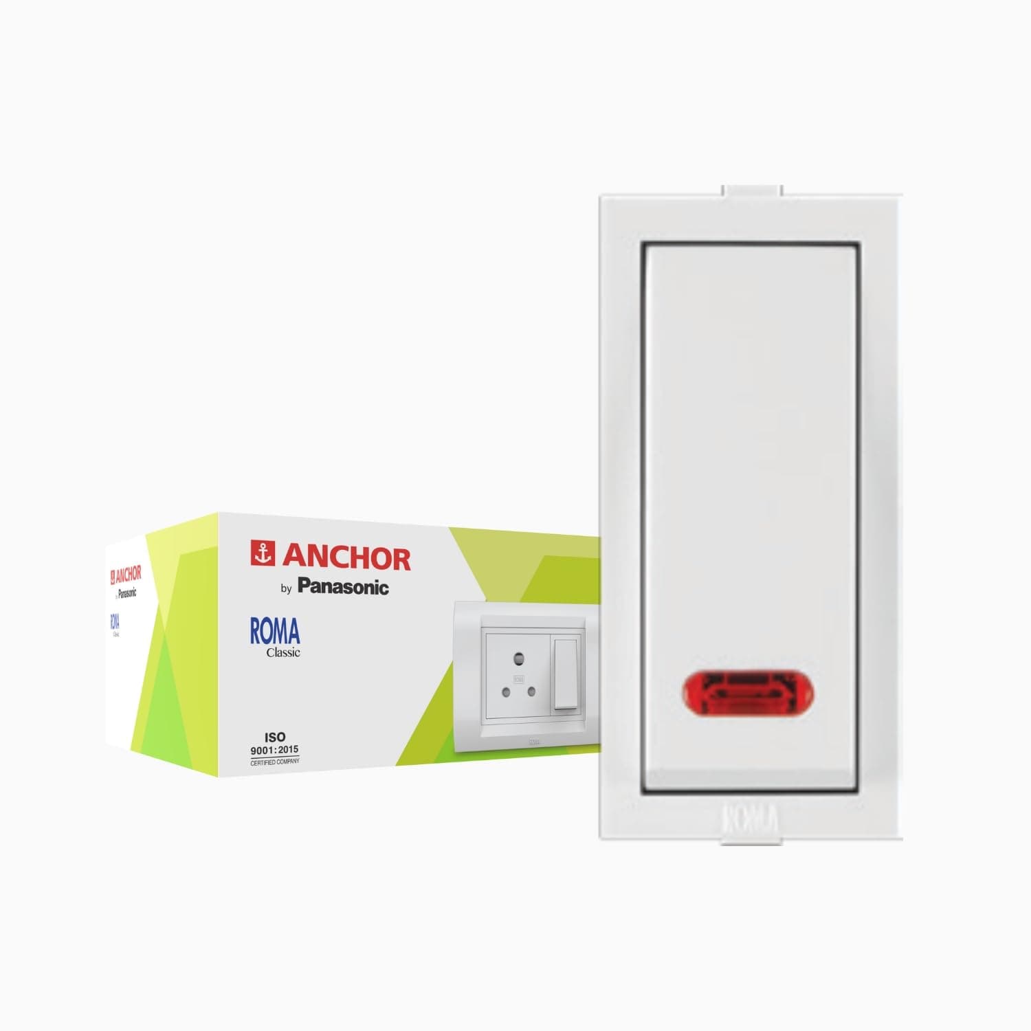 Anchor by Panasonic Anchor ROMA 20A 1 Way Switch with Neon
