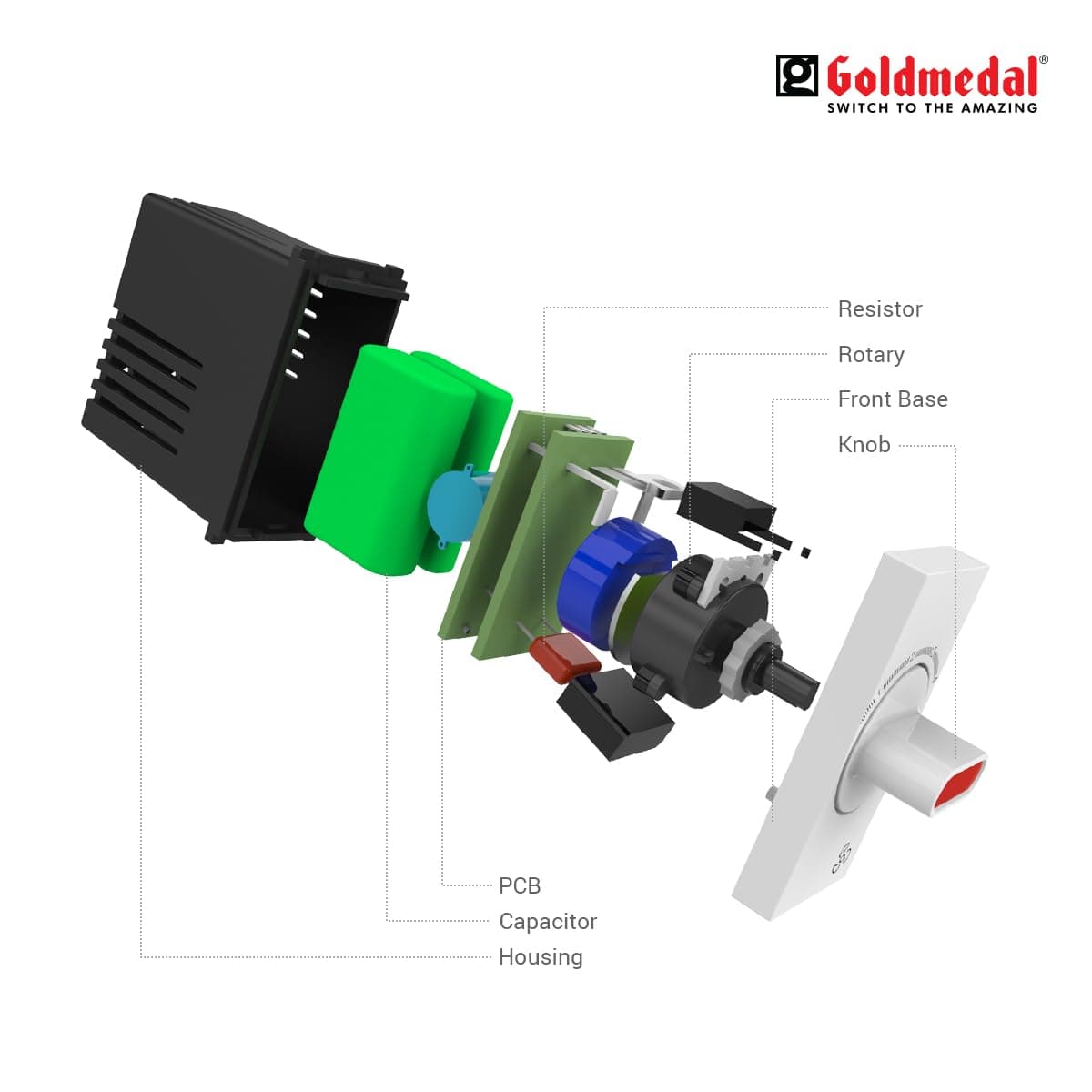 Goldmedal Air 1M 4step Fan Regulator - View 2