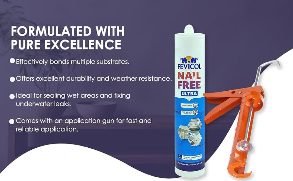 Fevicol Nail Free Ultra Adhesive 435g - View 4