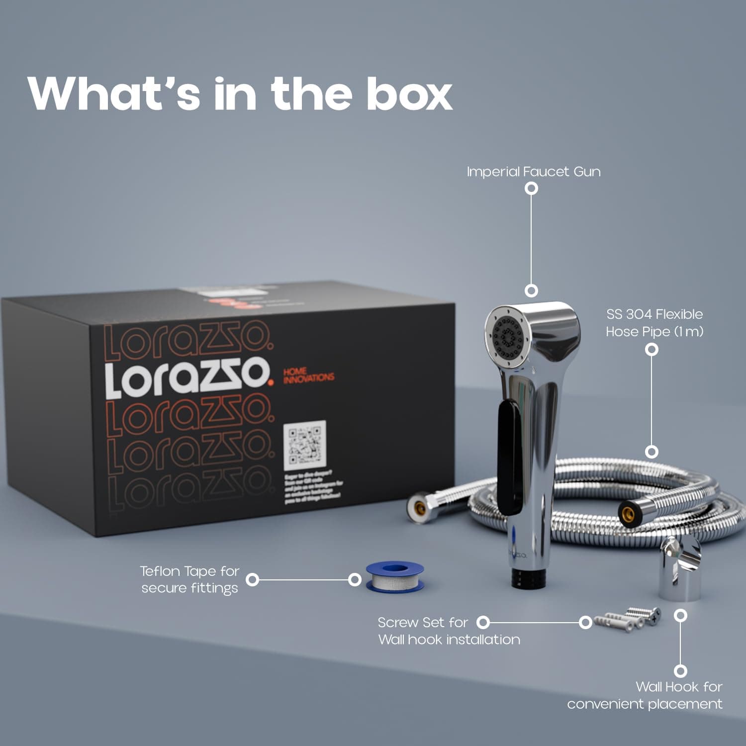 Lorazzo Imperial Health Faucet Set - View 3