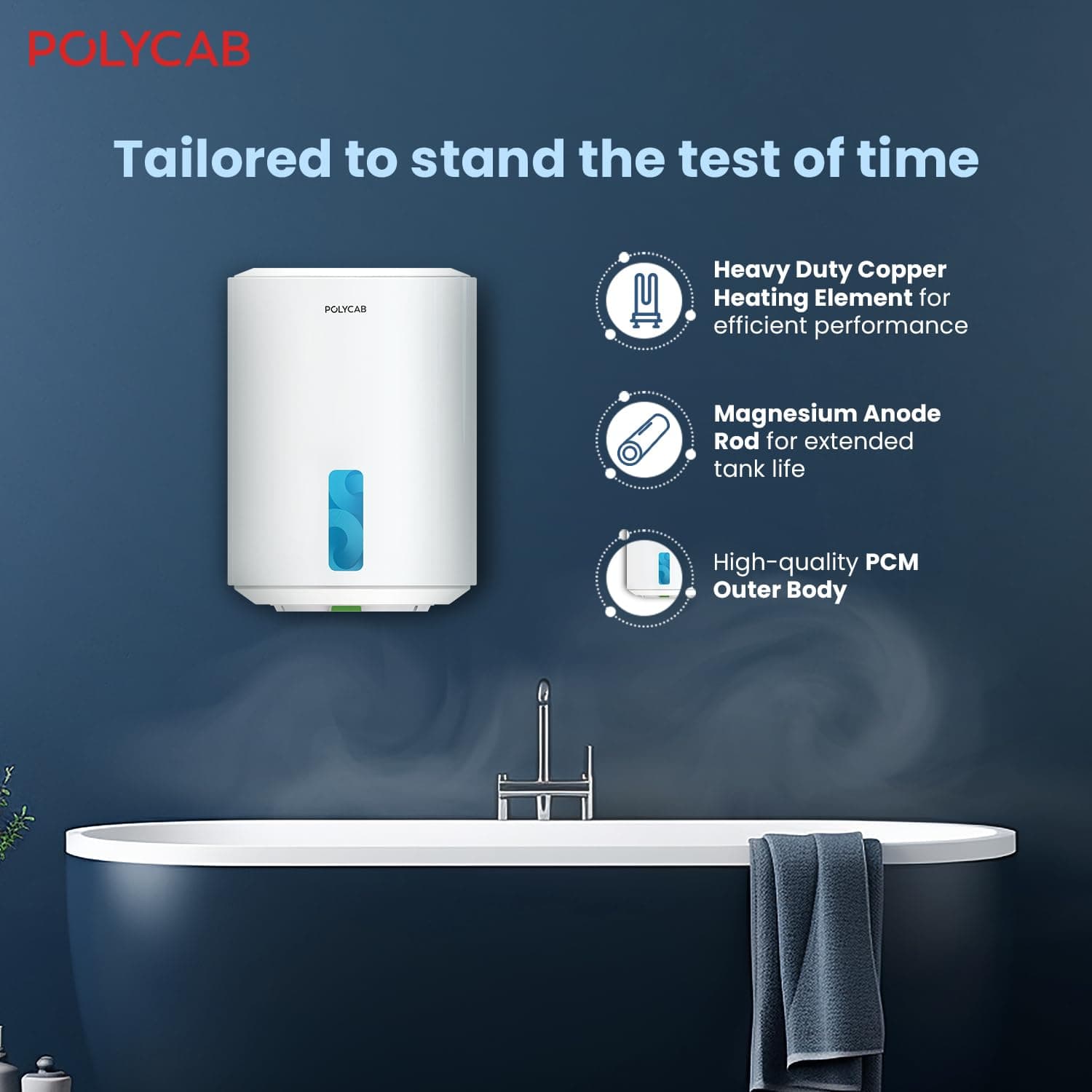 Polycab Emerald Plus Geyser - View 3