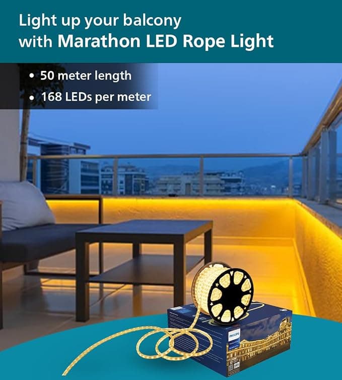Philips Marathon Plus LED Rope Light, 50mtr - View 3