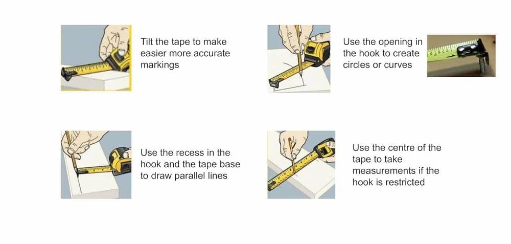 Stanley Measuring Tape - 5m (STHT36127-812) | Measuring Tape | Case: High-density Plastic||Blade: Nylon/PVC-coated steel - View 15