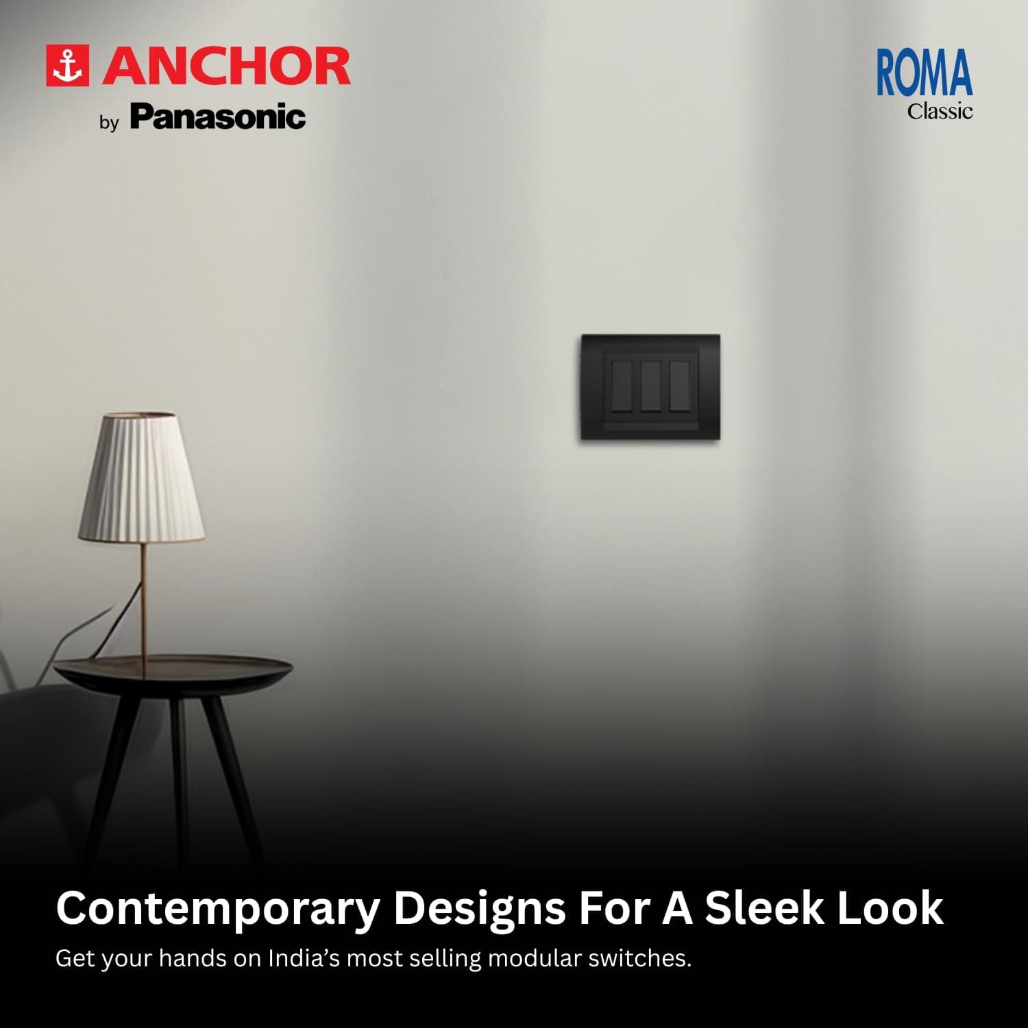 Anchor by Panasonic Anchor ROMA 20A 1 Way Switch with Neon - View 4