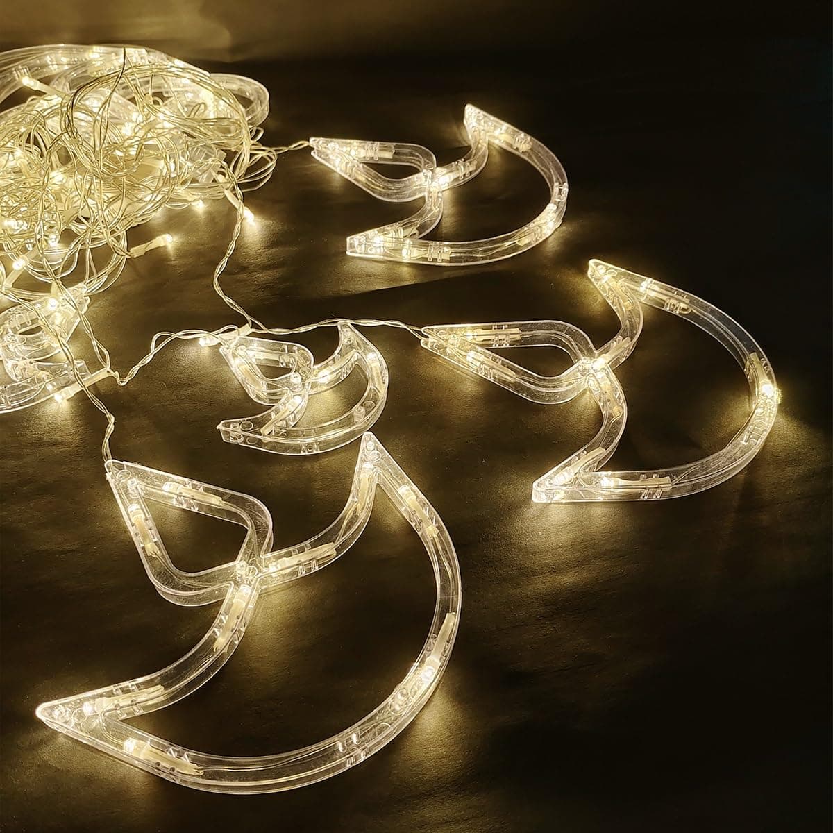 Goldmedal Diya LED String Light, Warm White, 12Ft