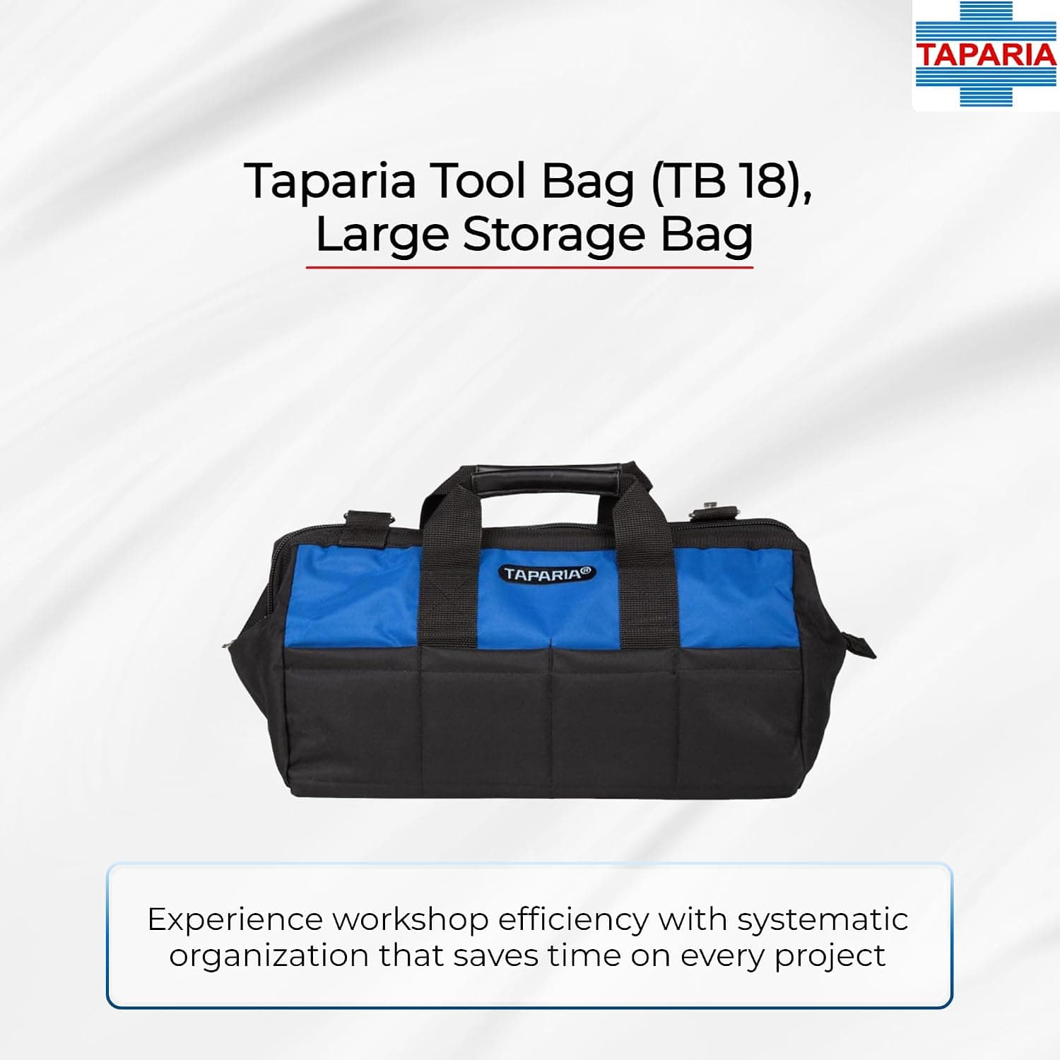 Taparia TB-18 Multi-Pocket Polyester Tool Bag, 18 inch - View 2