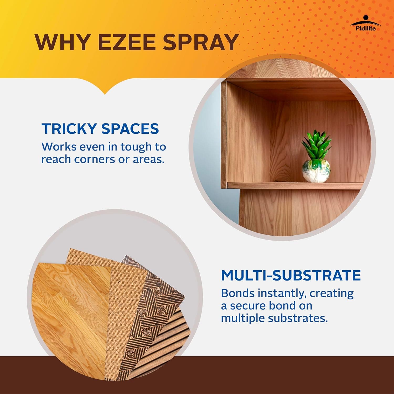 Fevicol Ezee Spray Multi-purpose Sprayable Contact Adhesive, 383g - View 3