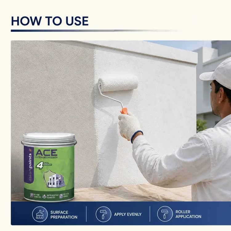 Asian Paints Ace Base White - View 4