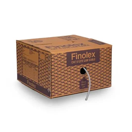 Finolex 0.5 x 4P CAT-6 Lite LAN Cable, 100 Mtr