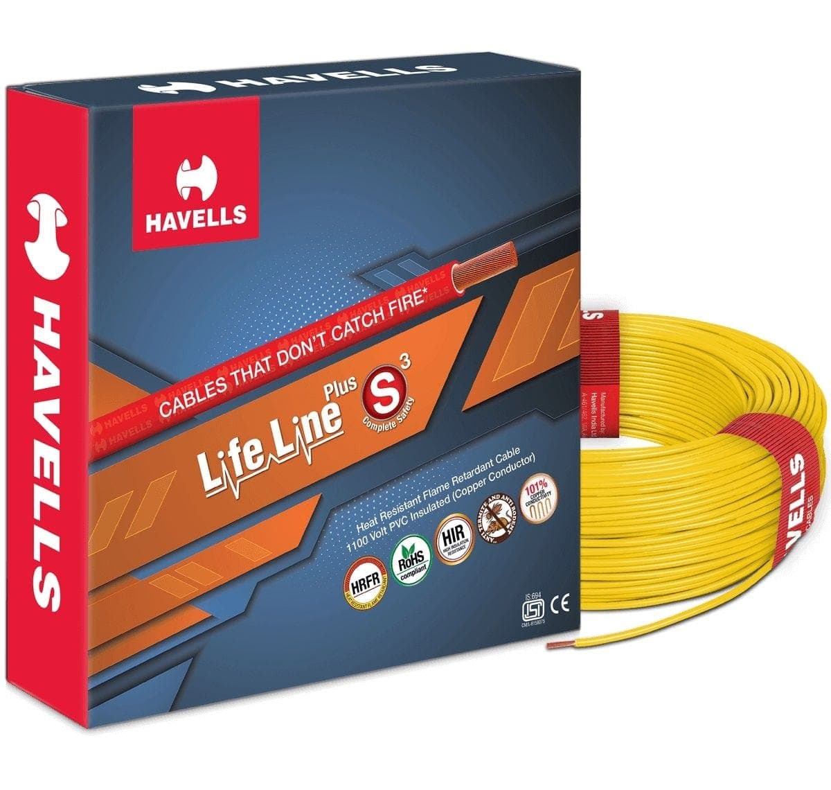 Havells Life Line FR Wire, 180 Mtr - View 4
