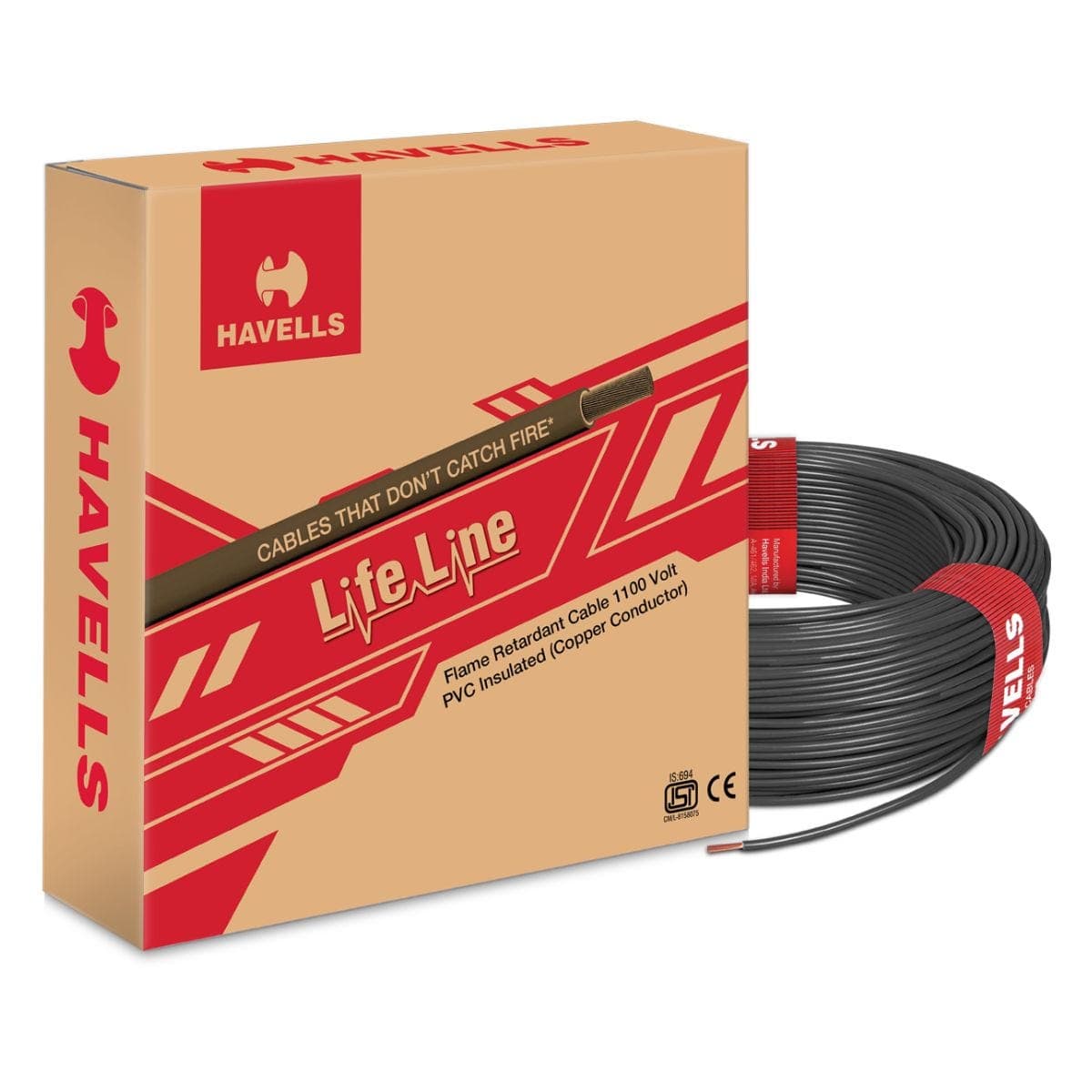 Havells Life Line FR Wire, 180 Mtr - View 5