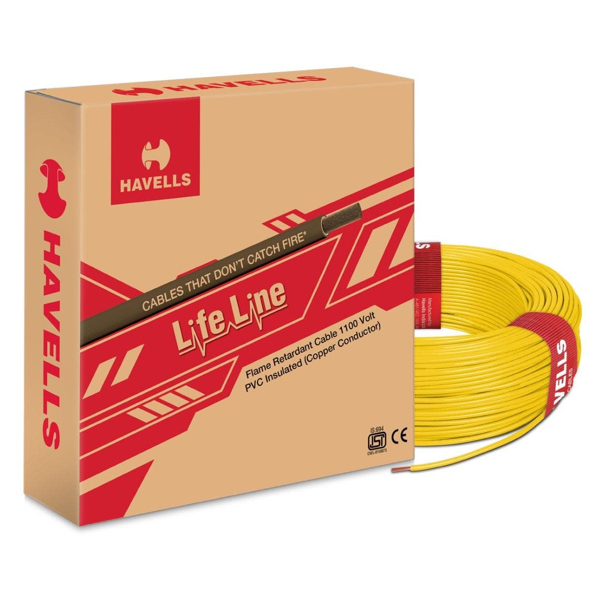 Havells Life Line FR Wire, 180 Mtr - View 3