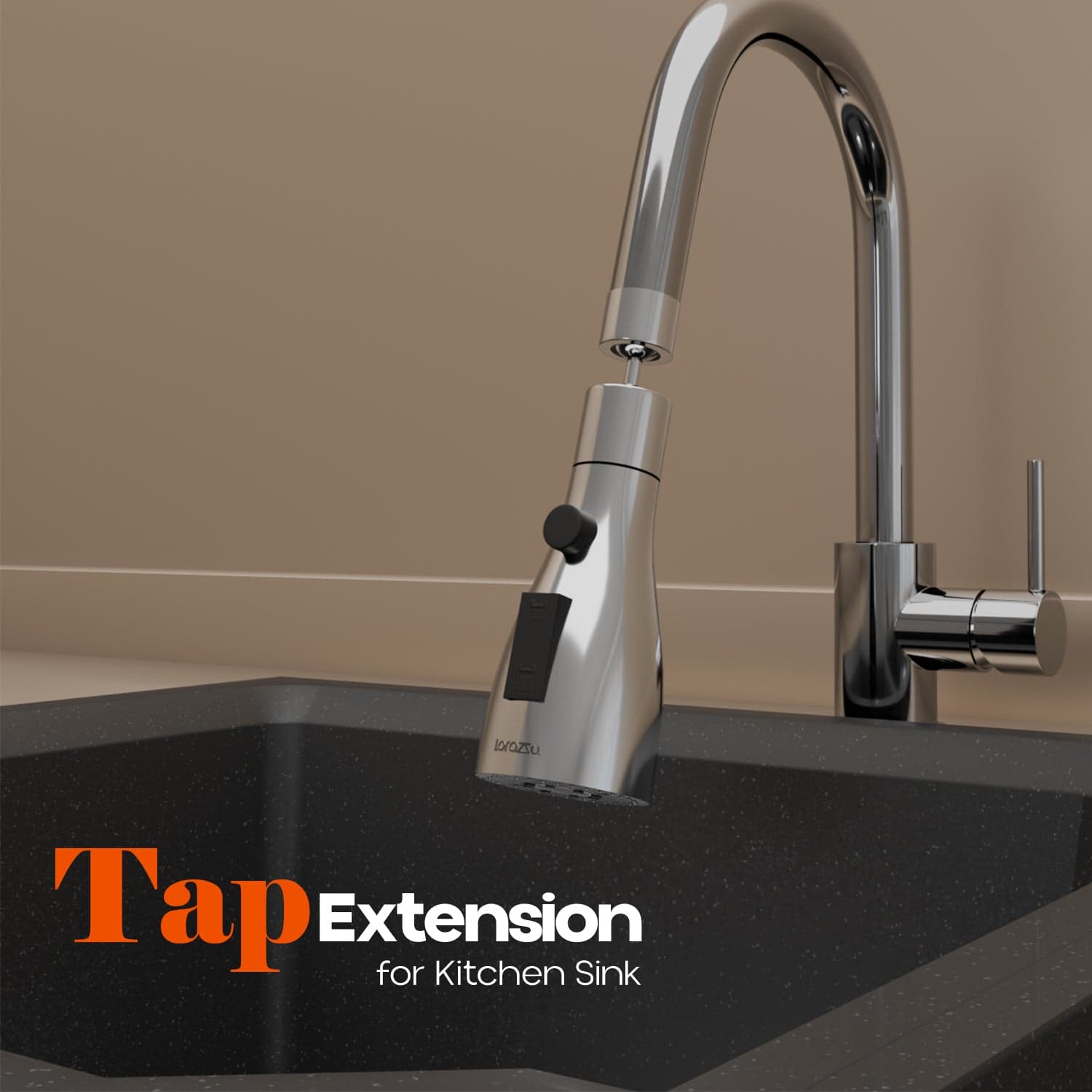Lorazzo 360° Kitchen Tap Extension - View 2