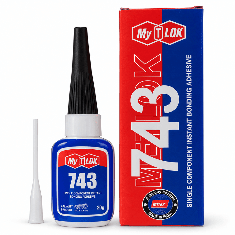 METLOK 743 Single Component Instant Bonding Adhesive 20g