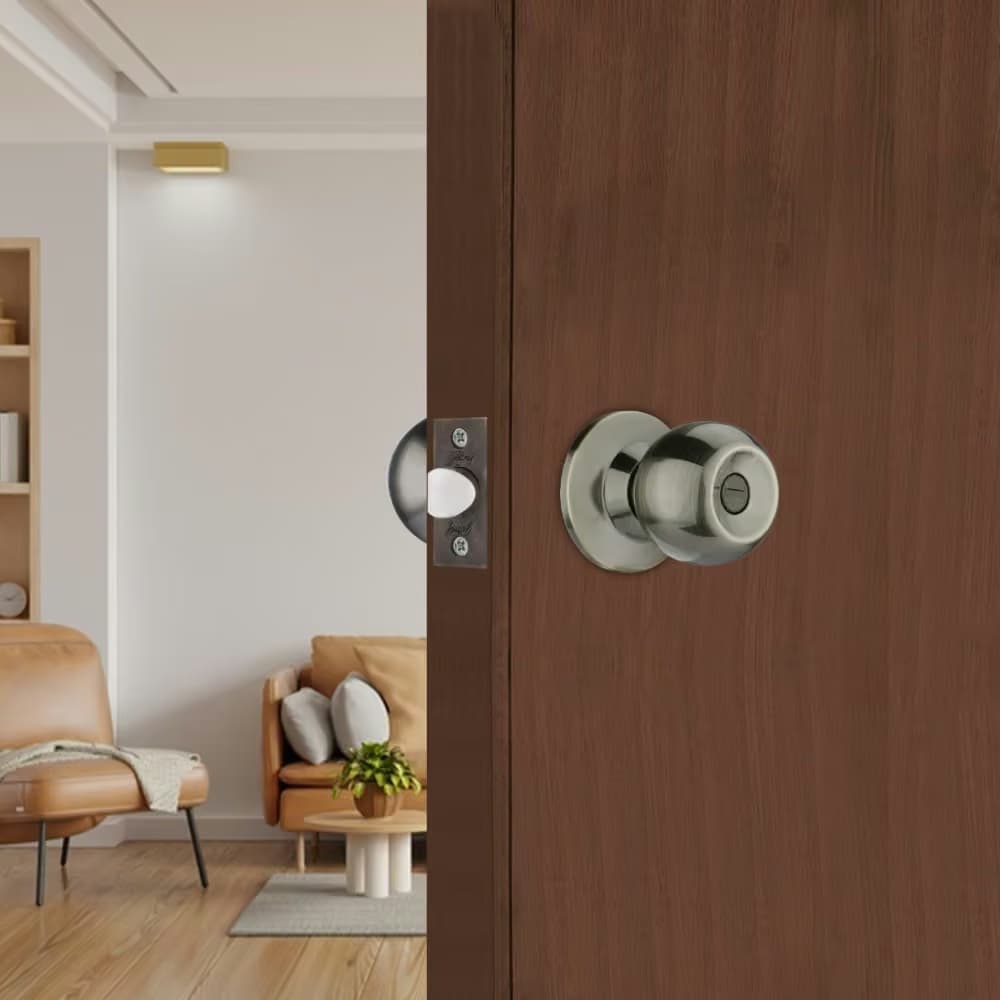 Godrej 5806 Antique Cylindrical Knob Lock w/o Key - View 2