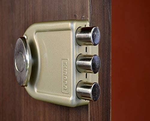 Europa 8113NS Satin Finish Tribolt 1CK with Latch Rimlock - View 3