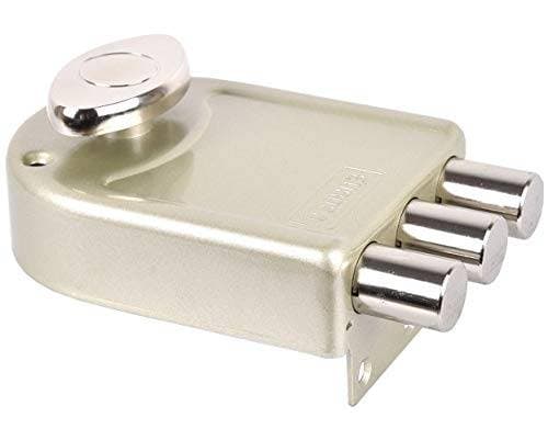 Europa 8113NS Satin Finish Tribolt 1CK with Latch Rimlock