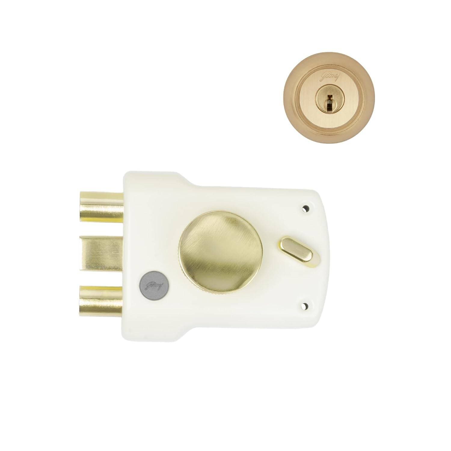 Godrej 5305 Tri Shaft 1CK with Latch Rim lock