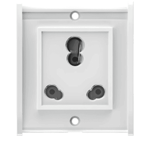 GM G-Magic 6/16A 2M Universal Socket, White