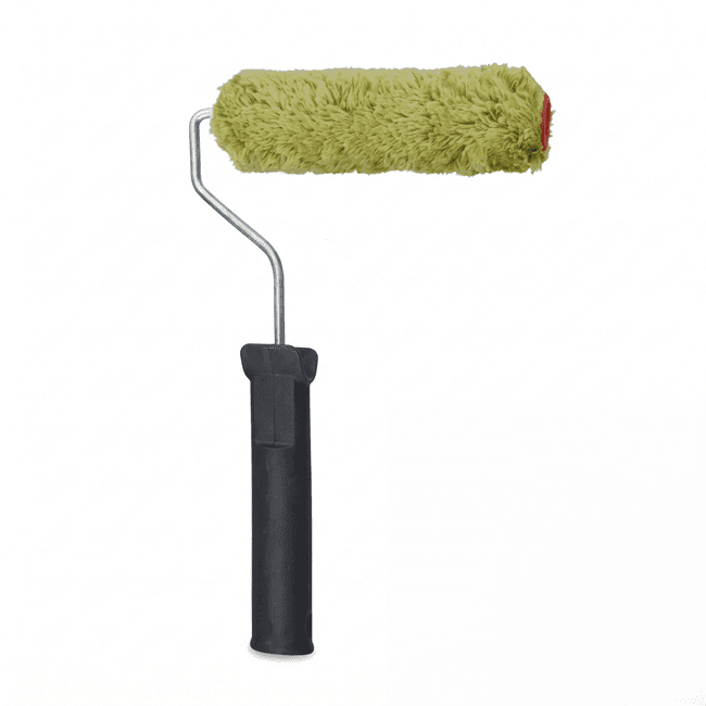 Generic 9 inch Premium Easy Fix Green Thread -Push Type Exterior Paint Roller (1 Roller + 1 Handle)
