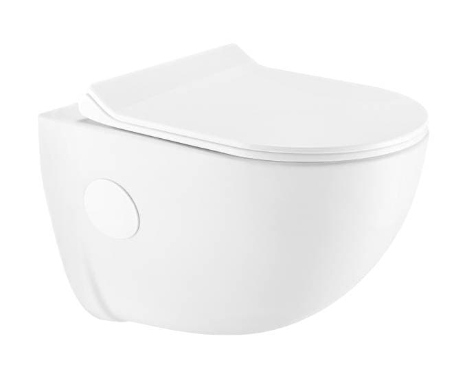 Cera Clapper Pro Rimless Wall Hung Commode