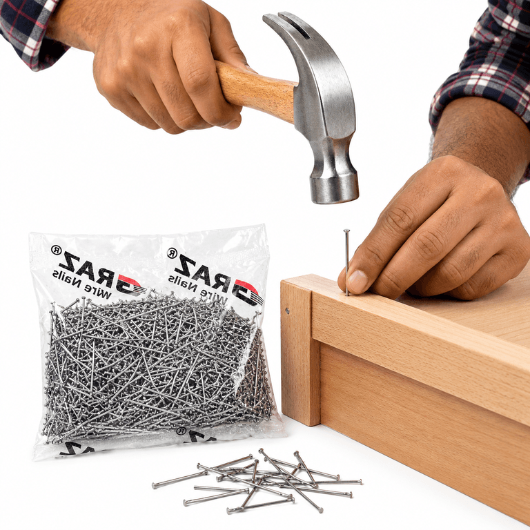 Generic Heavy Duty Head less Steel Nails, 250 Grams - View 2