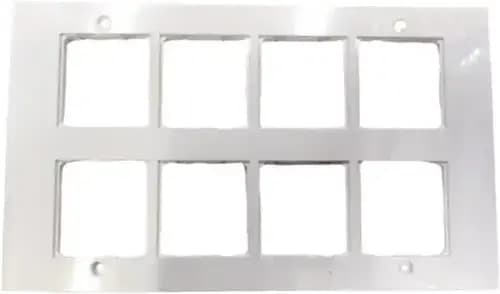 Anchor By Panasonic Deko Single Mounting Plates, White - Deko White | 21317WH | 1M - View 8