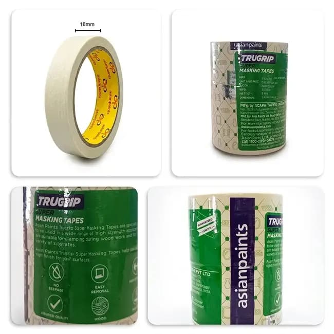 Asian Paints Trugrip Super Masking Tape -Abro Tape - View 2