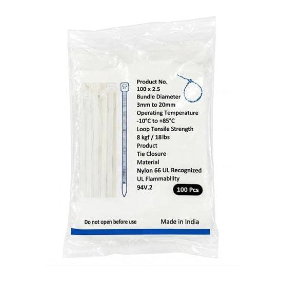 Generic Cable Tie (Pack of 100 pcs) - View 2