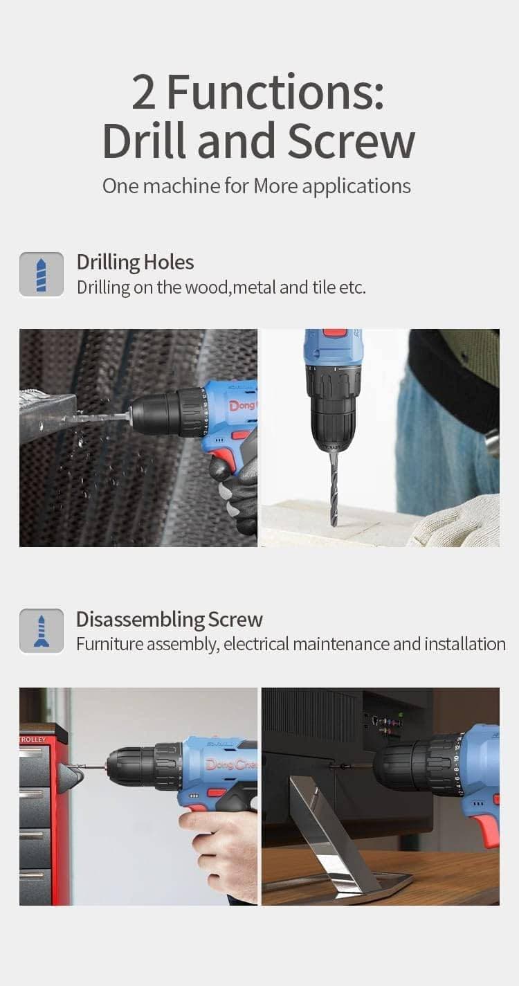 Dongcheng DCJZ1202E 10.8 V Cordless Drill Driver - View 4