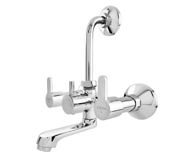 Cera Victor Wall Mixer With Bend Pipe- Shower - View 2