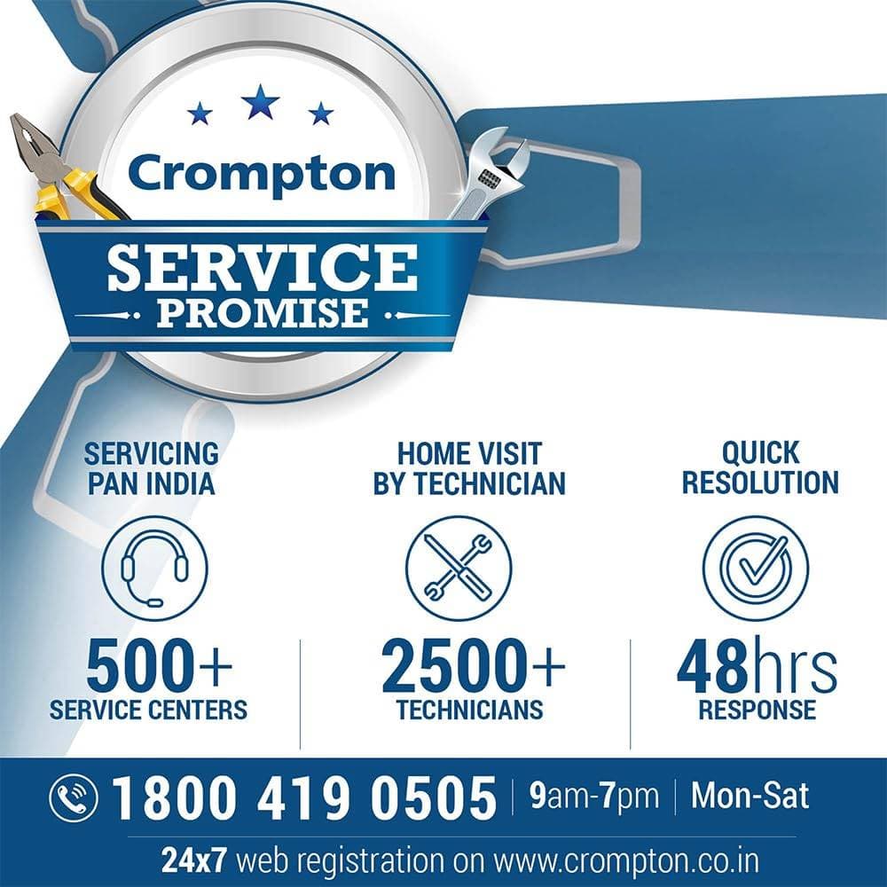 Crompton Brisk Air Plus Exhaust Fan - 150 mm | Exhaust Fan | White - View 6