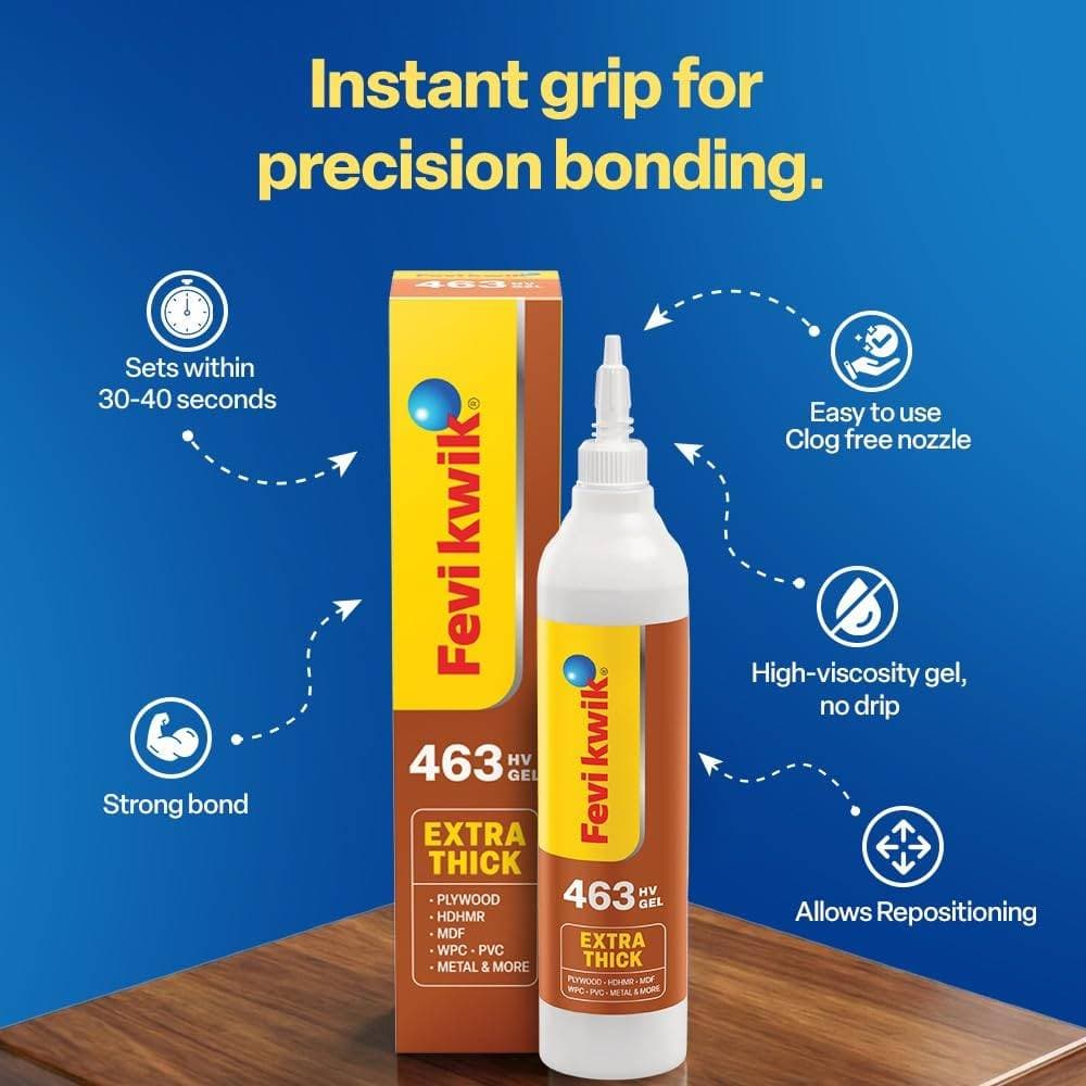 Fevikwik Pidilite Fevi Kwik 463 High Viscosity Instant Glue - View 4